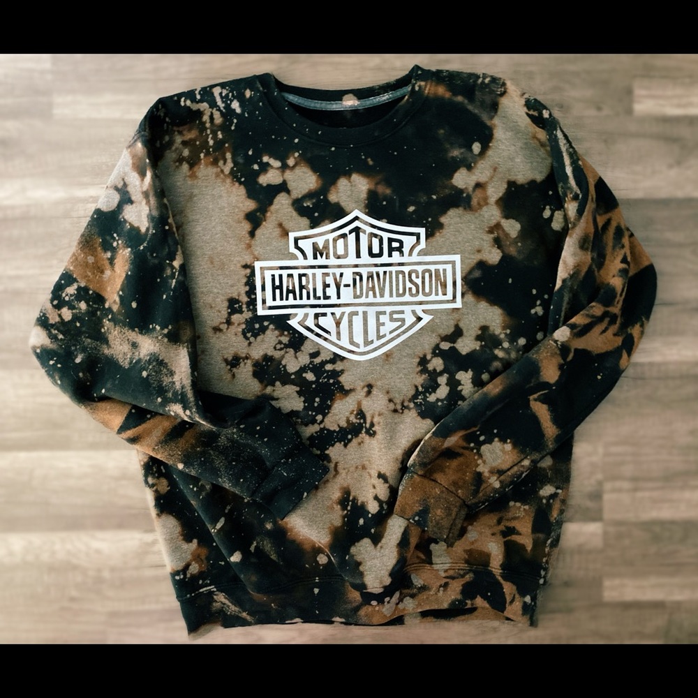 Harley Davidson inspired crewneck